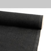 11oz Cream Weft Denim - Black Ink