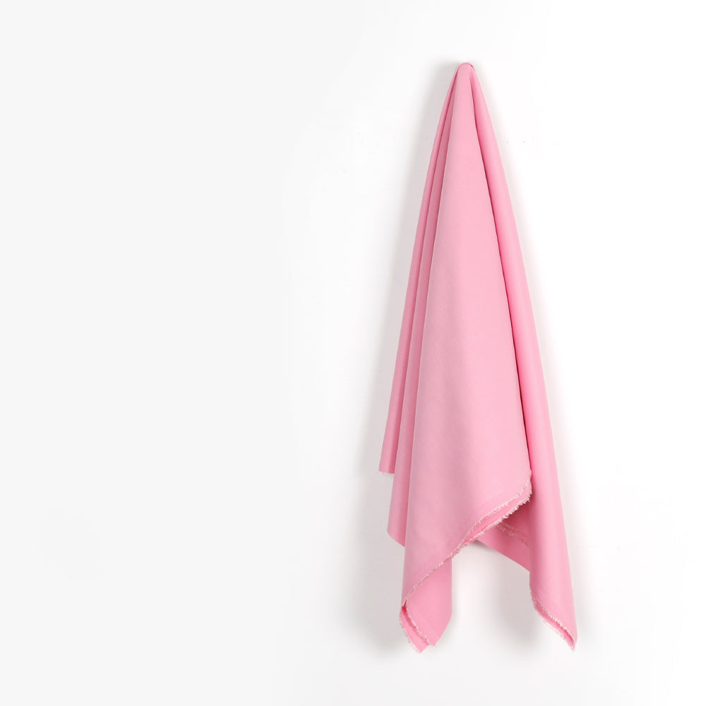 Smooth Stretch Viscose Suiting - Bubblegum
