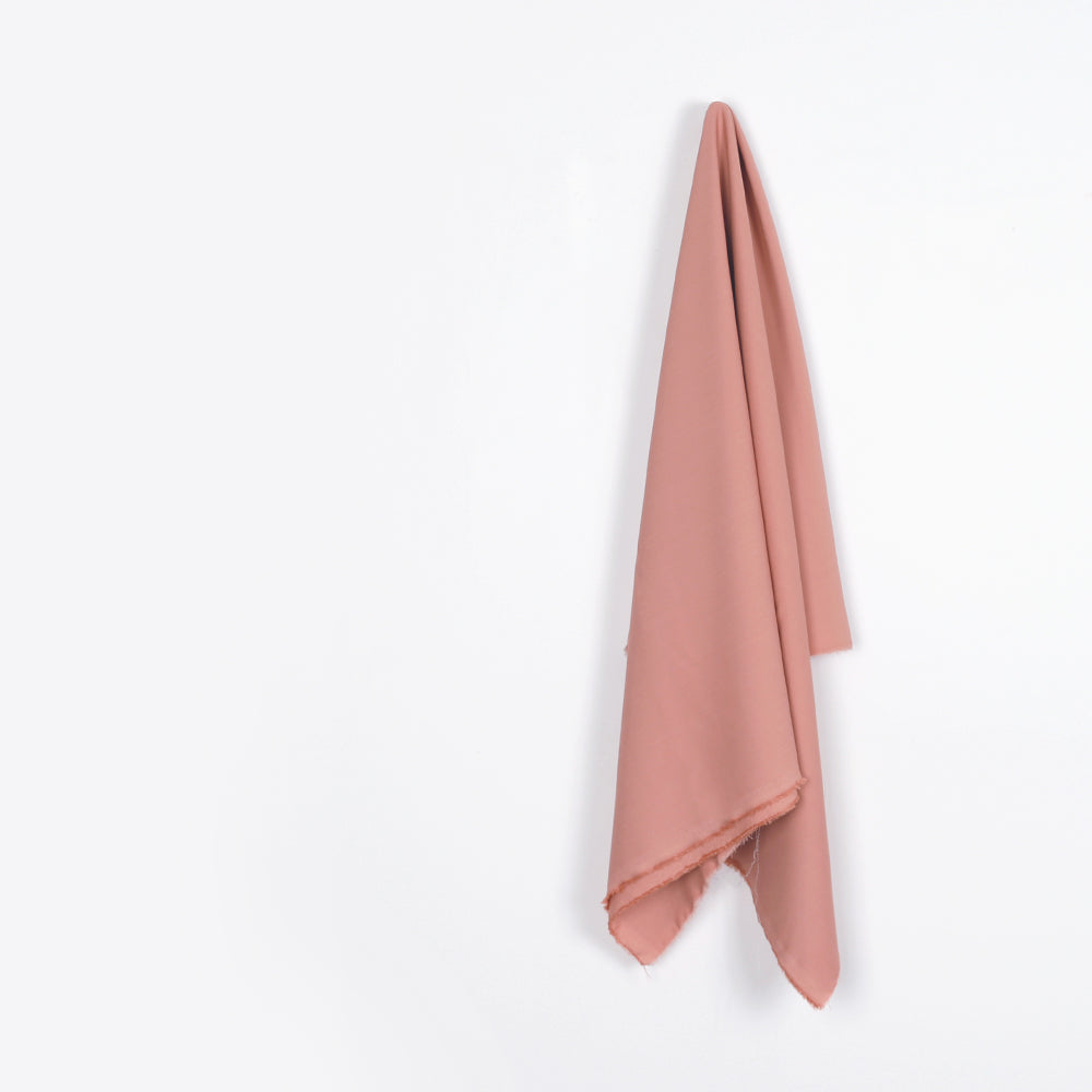 Stretch Viscose / Rayon Twill - Rose Gum