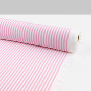 Candy Stripe Viscose Challis - Bubblegum