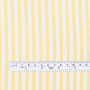 Candy Stripe Viscose Challis - Banana