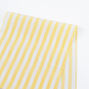 Candy Stripe Viscose Challis - Banana
