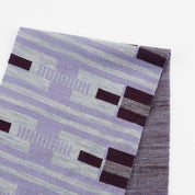 Check Tile Merino Jacquard - Purple