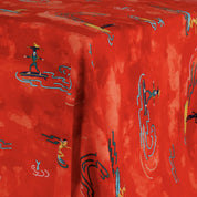 Surfie Acrobatic Viscose Challis - Red