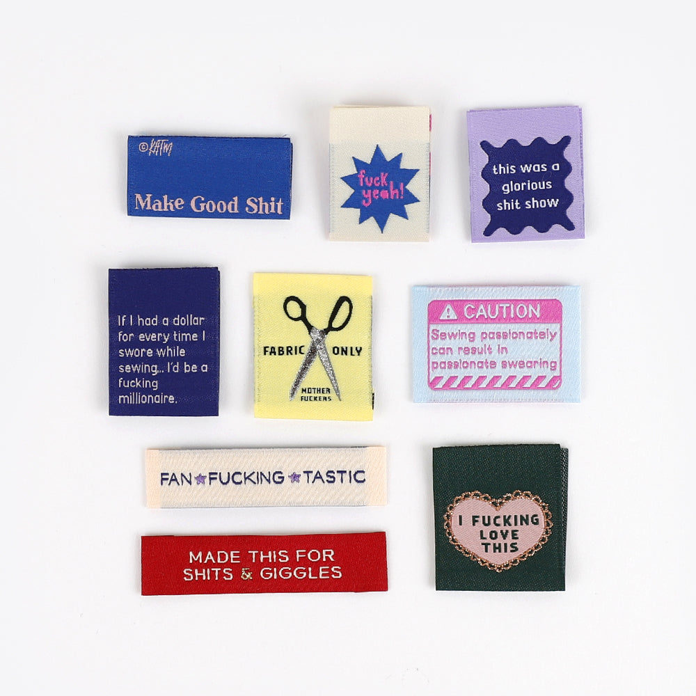 KATM Woven Labels - Sweary Sewist no.4
