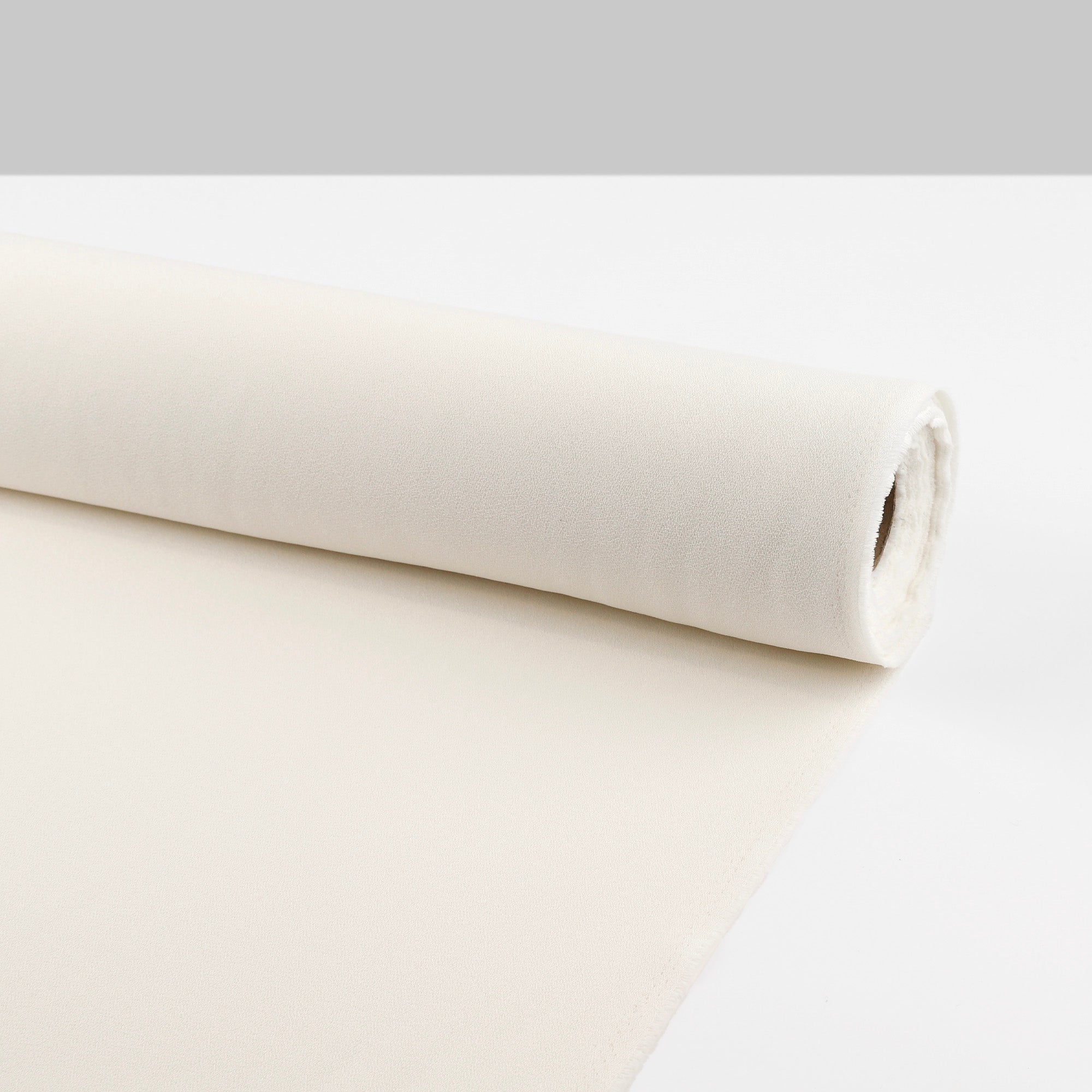 Midweight Recycled Poly Crepe - Ivory