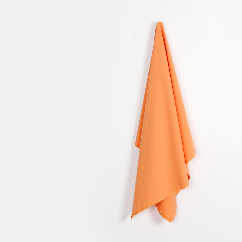 Organic Cotton Shirting - Cantaloupe