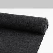 Woolly Twill Coating - Coal