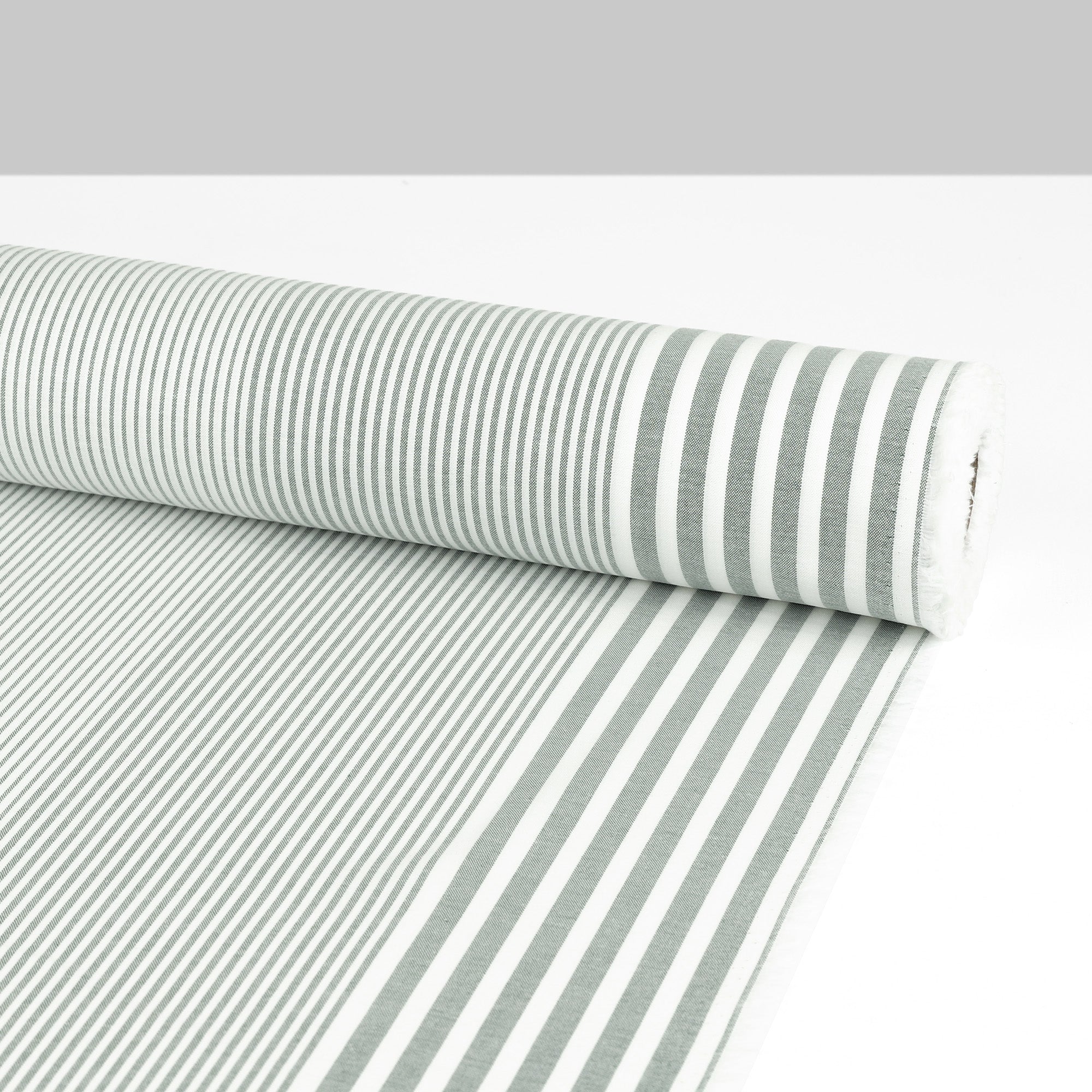 Big Little Cotton Stripe - Green