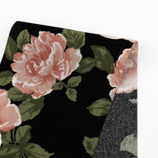 Peony Viscose/Rayon Crepe - Black