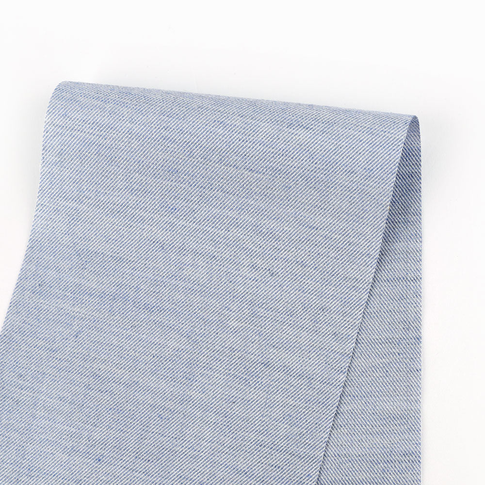  Silk Twill Shirting - Wedgewood