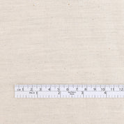 Weft Twill Stripe Linen / Cotton - Almond (remnant)