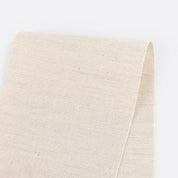 Weft Twill Stripe Linen / Cotton - Almond (remnant)