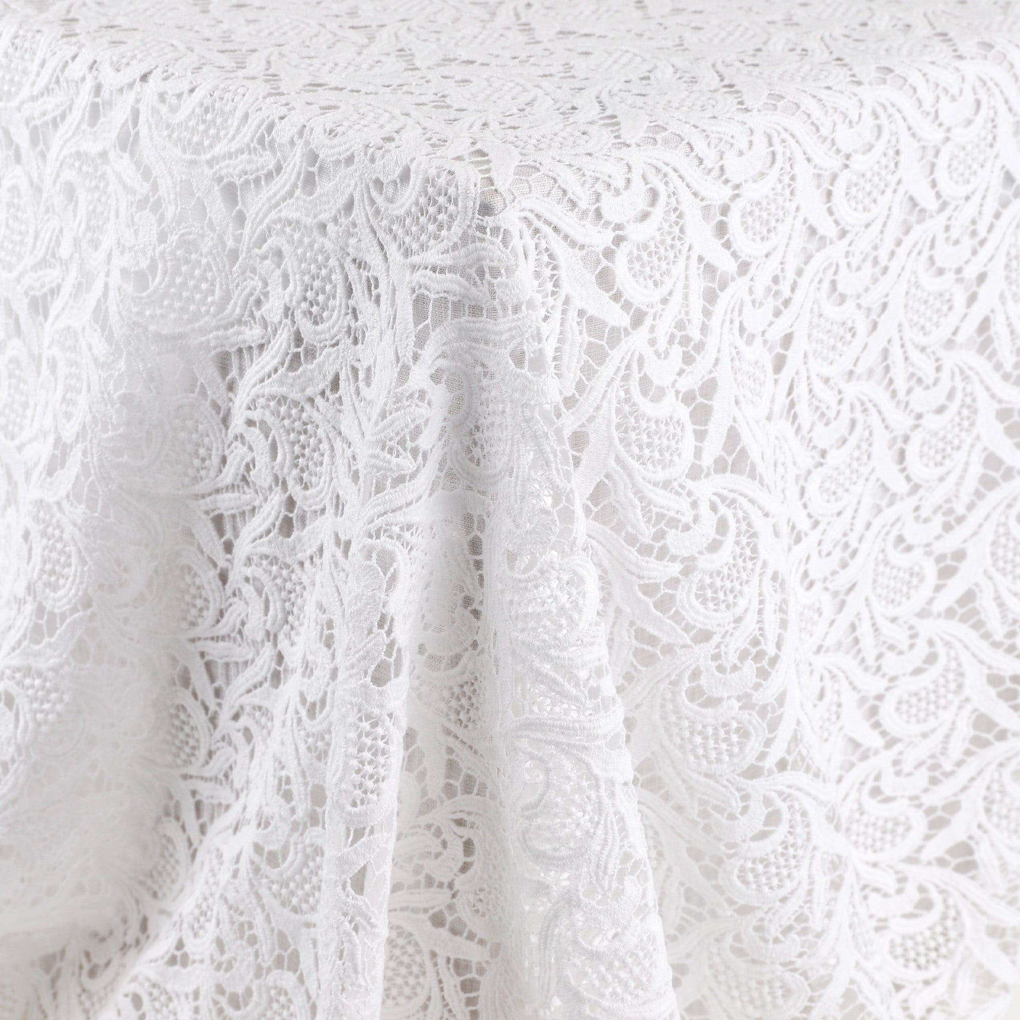 Guipure Cotton Lace - White