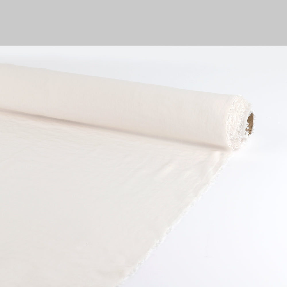 Washed Finish Satin - Dark Ivory