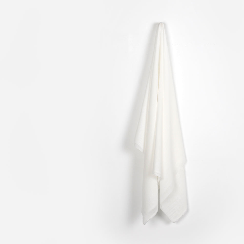 Sheer Cotton Muslin - White