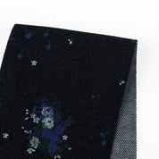 Wild Violet Stretch Denim - Indigo