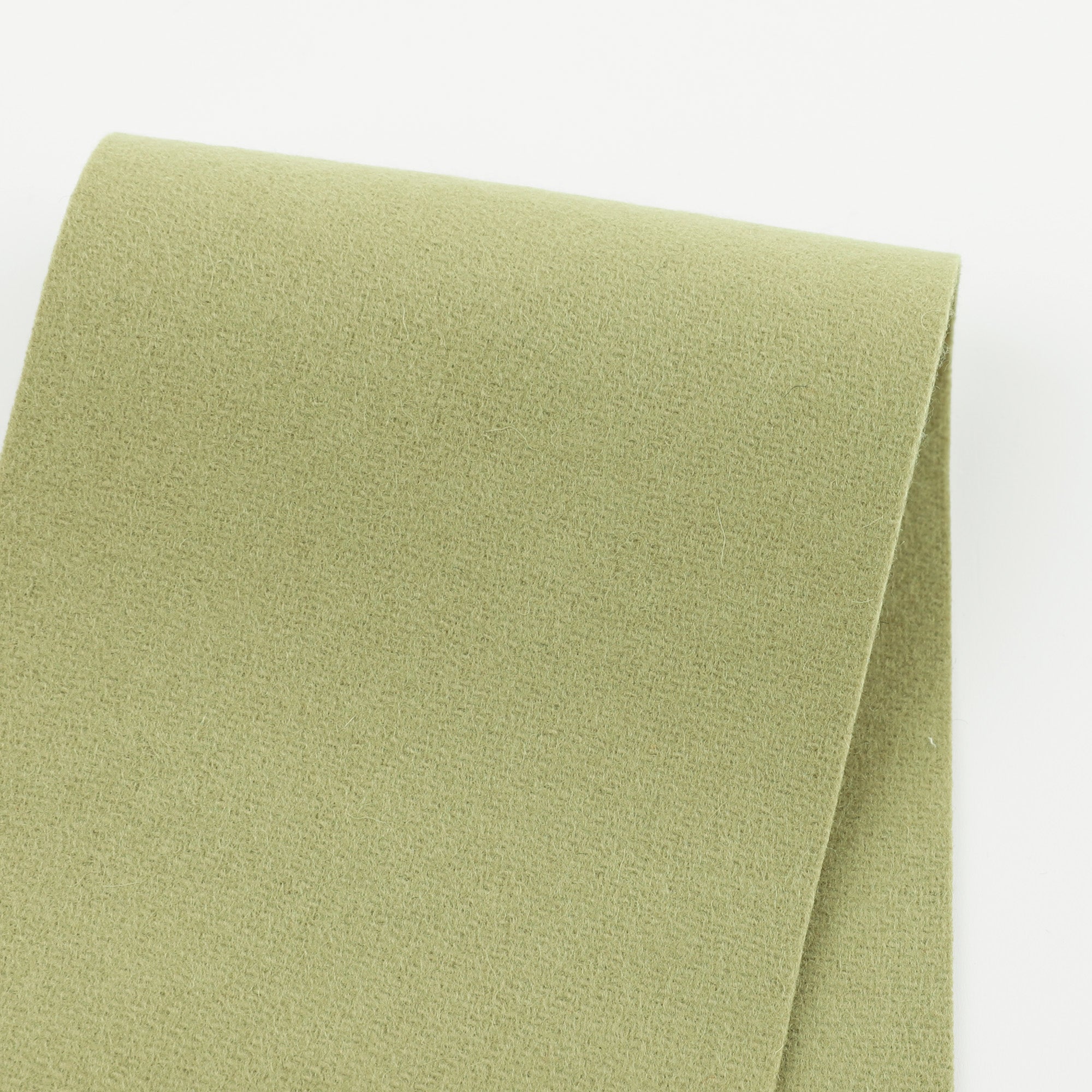 Pure Wool Coating - Green Tea