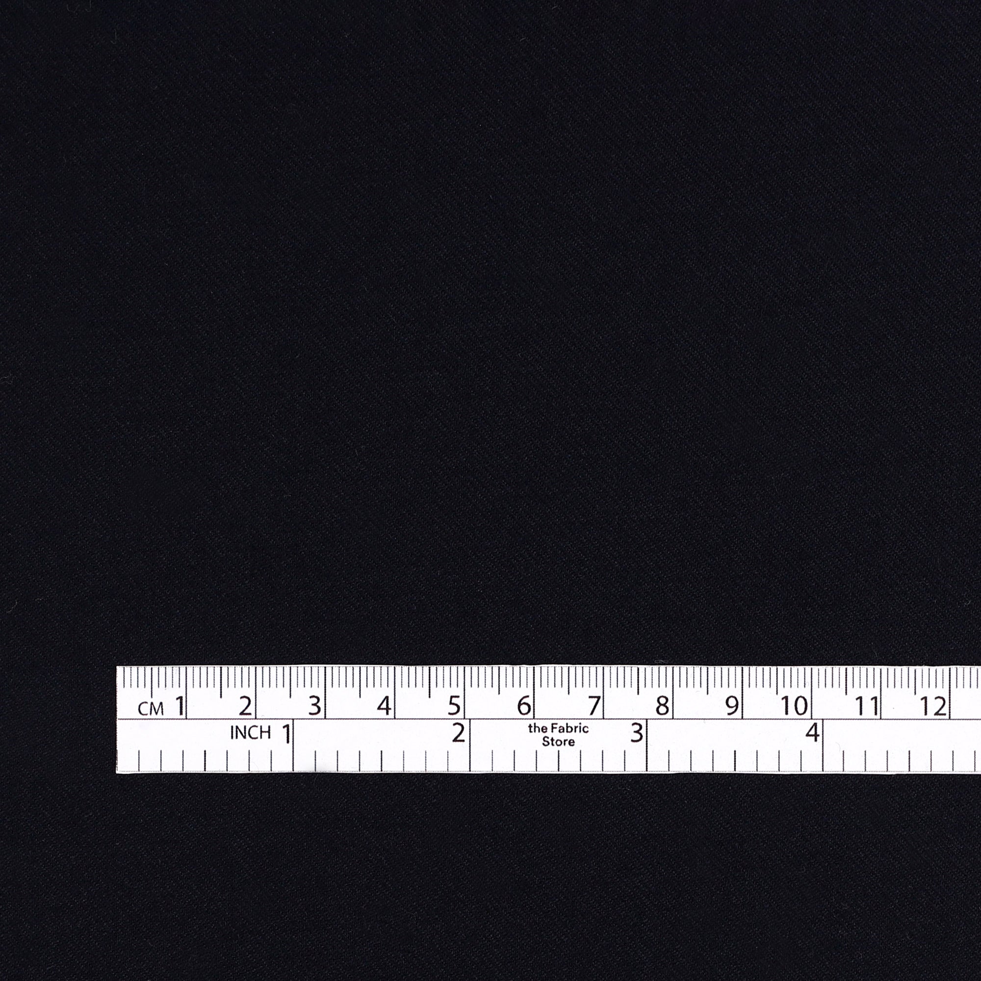 Wool/Poly Twill Suiting - Dark Ink