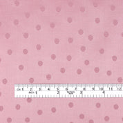 Reversible Polkadot Silk/ Viscose Satin - Clematis