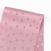 Reversible Polkadot Silk/ Viscose Satin - Clematis