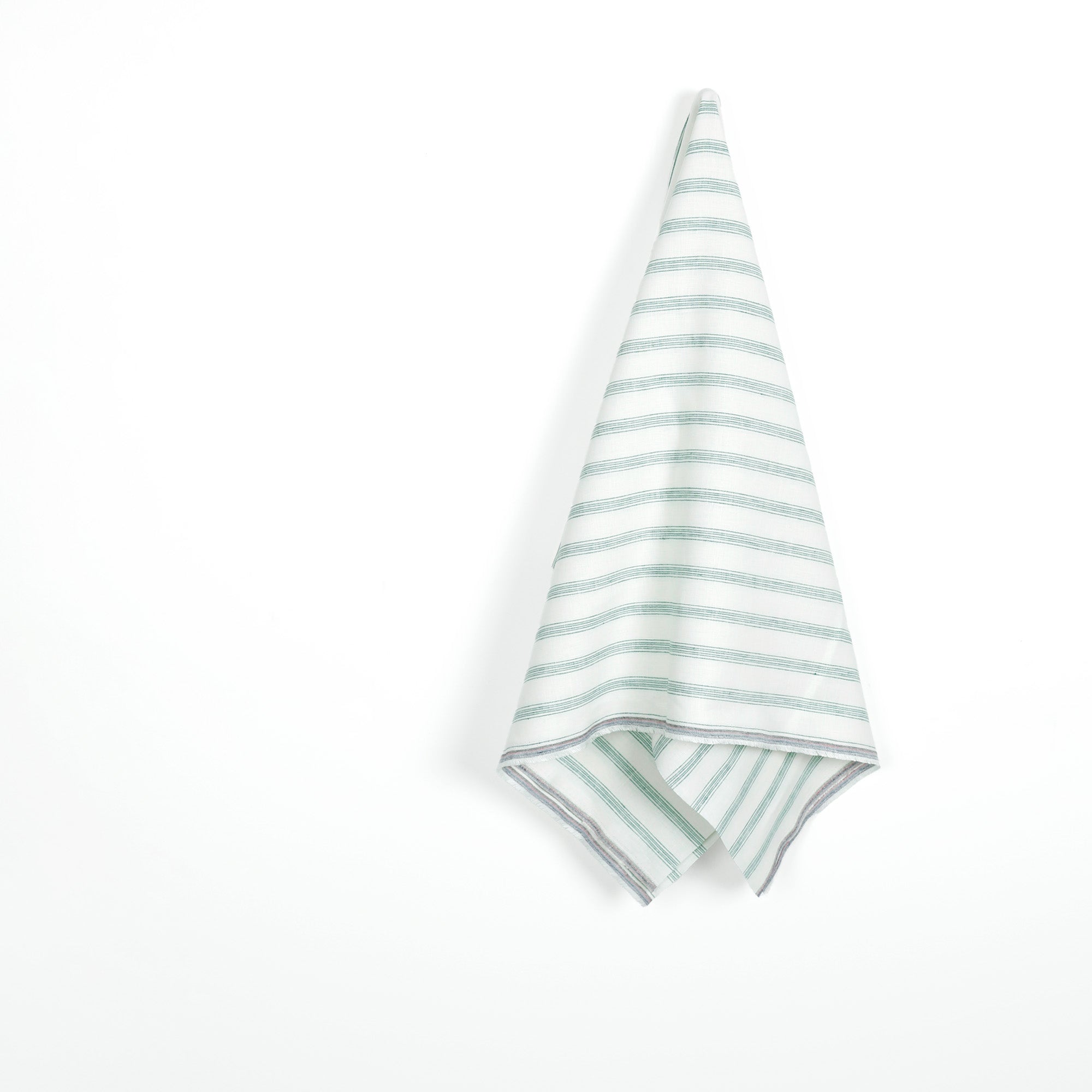 Track Stripe Linen - Cilantro