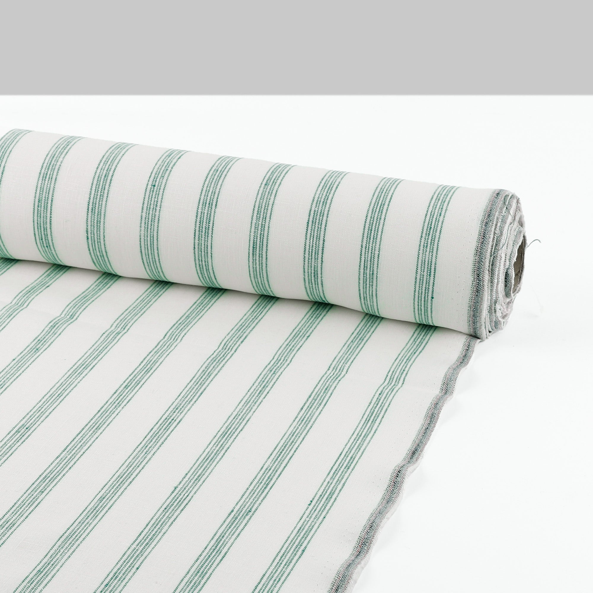 Track Stripe Linen - Cilantro