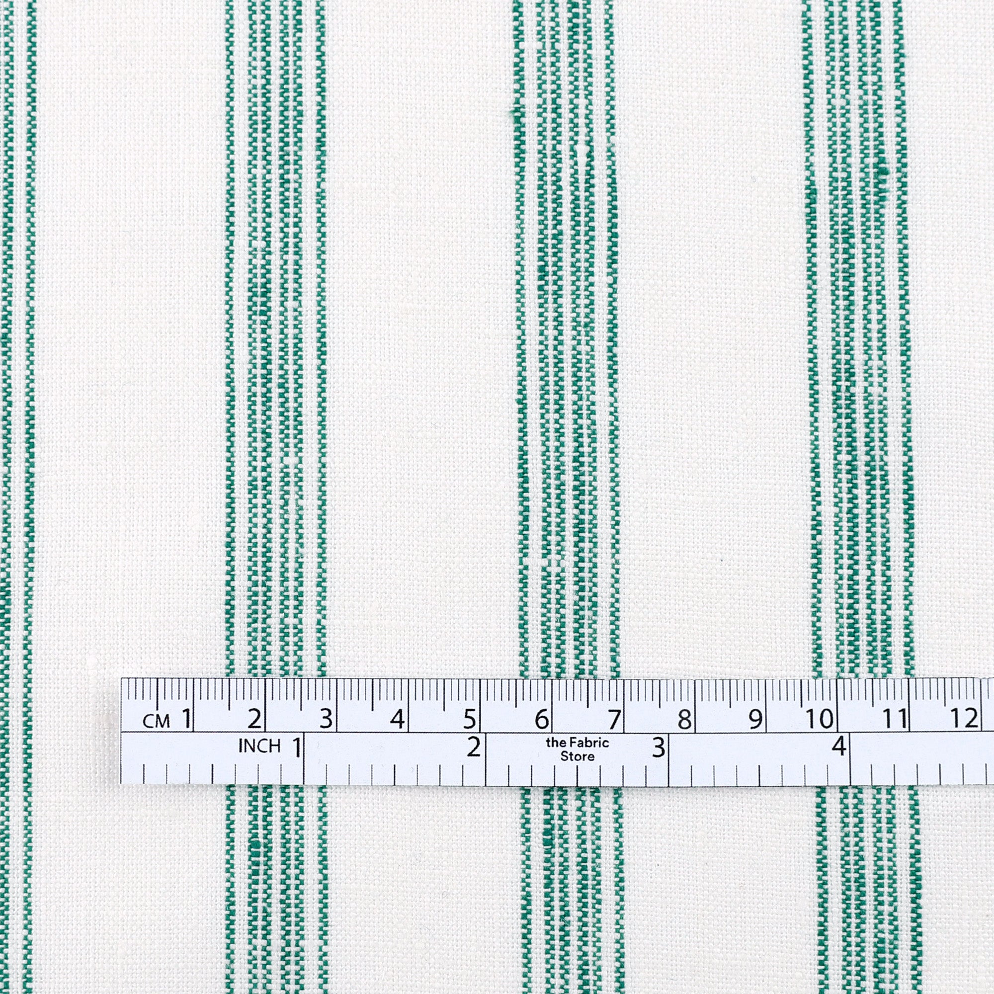 Track Stripe Linen - Cilantro