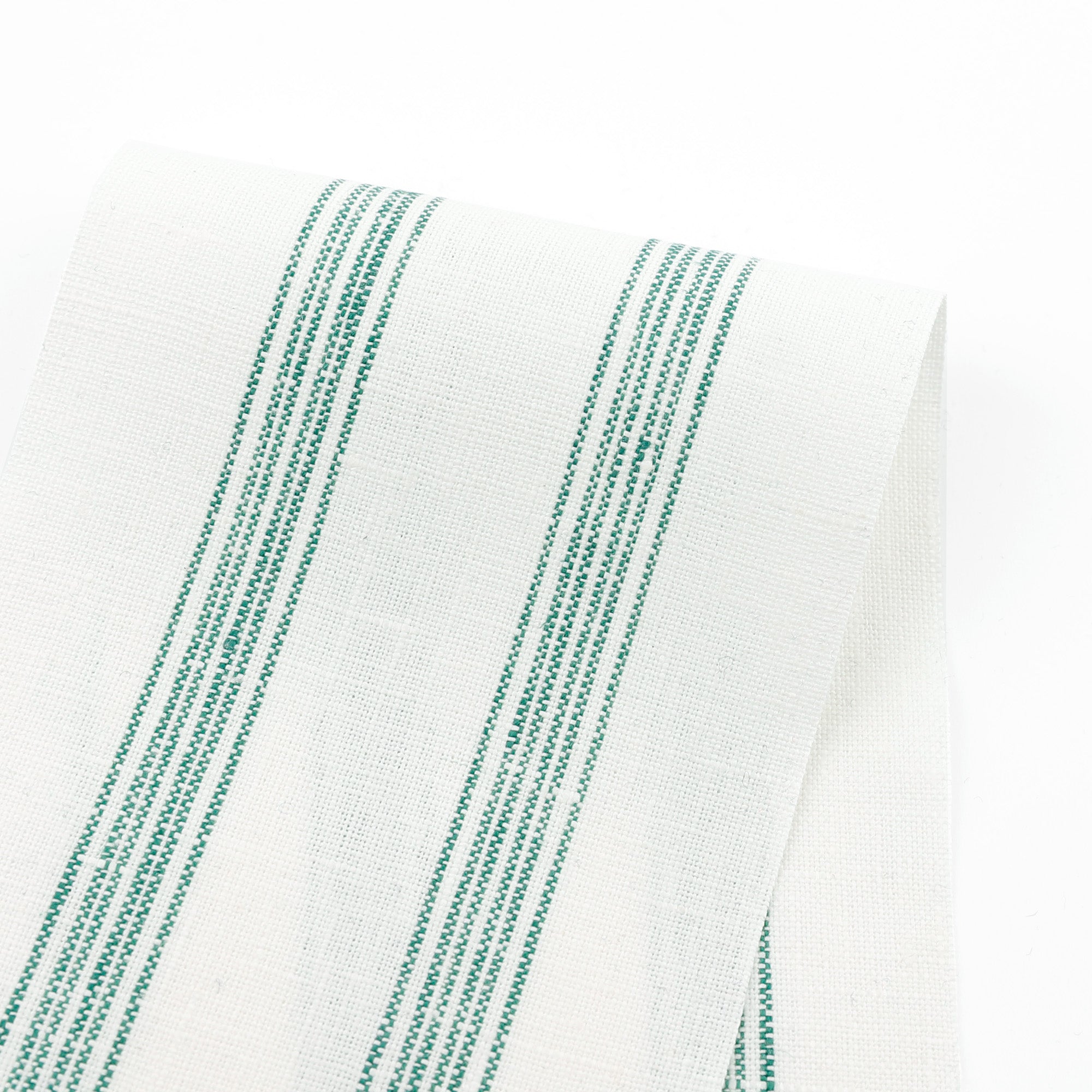 Track Stripe Linen - Cilantro