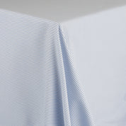 Striped Oxford Cotton Shirting - Blue