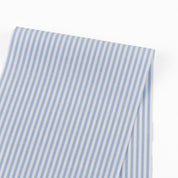 Striped Oxford Cotton Shirting - Blue