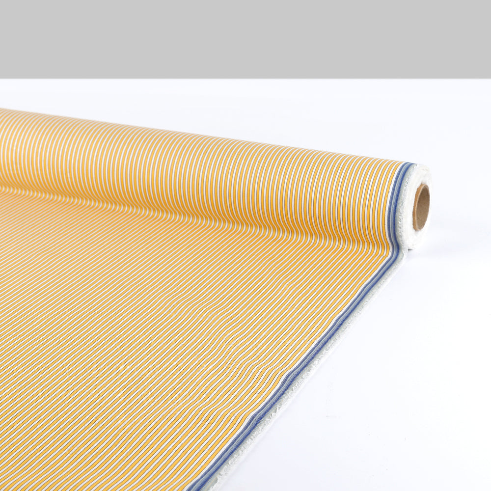 Track Stripe Cotton Twill - Sunflower