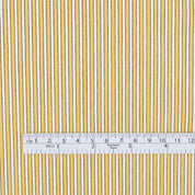 Track Stripe Cotton Twill - Sunflower