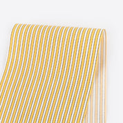 Track Stripe Cotton Twill - Sunflower