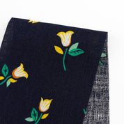 Cute Tulip Linen - Ink