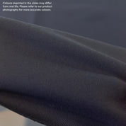 Wool/Poly Twill Suiting - Dark Ink