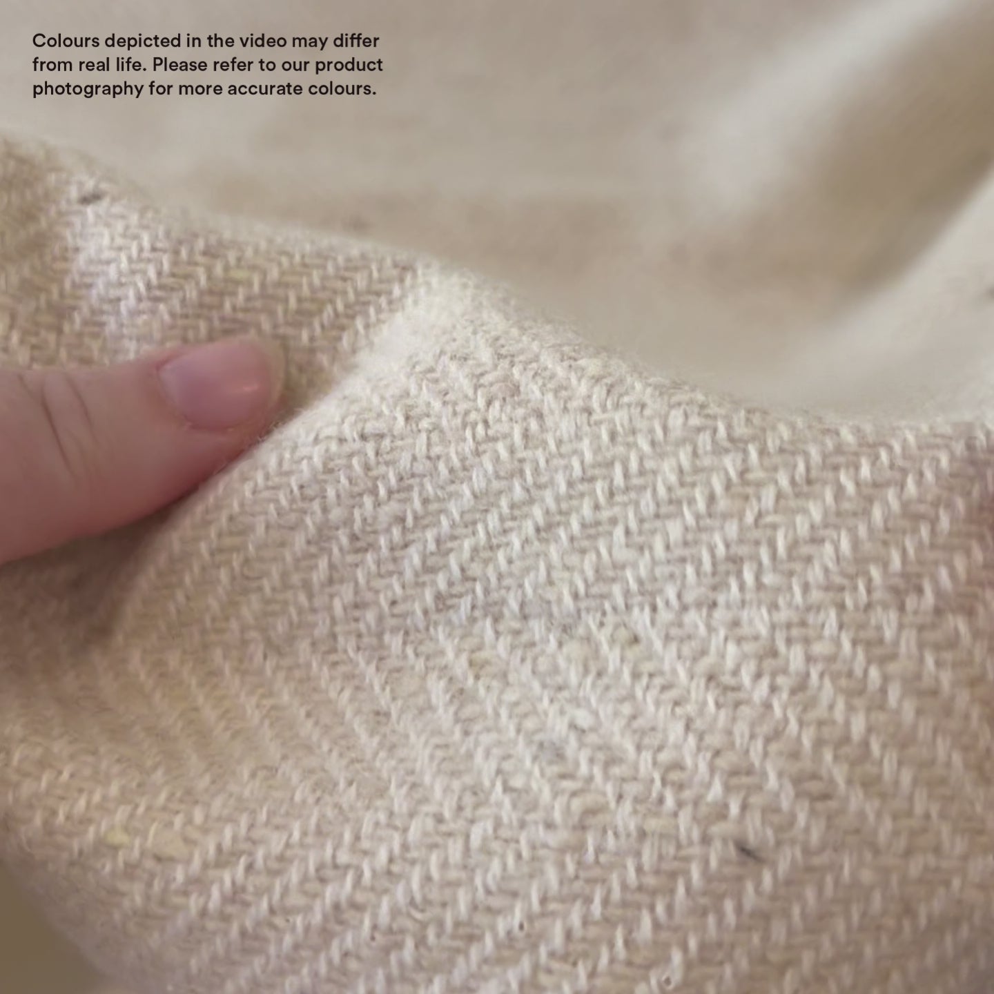 Herringbone Wool Blend Coating - Oatmeal