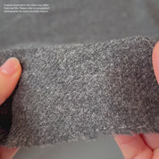 Woolly Twill Coating - Coal
