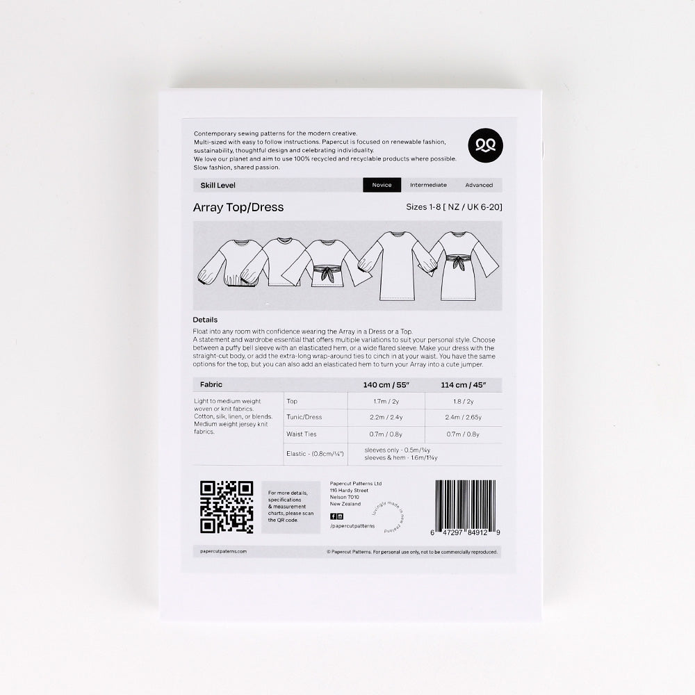 Papercut Patterns - Array Top / Dress