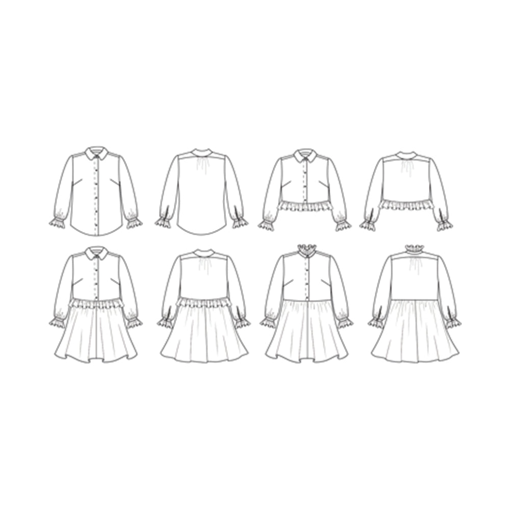 Papercut Pattern - Ashling Curve Blouse / Dress