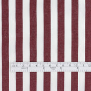 Big Candy Stripe Cotton Poplin - Chianti