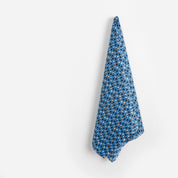 Segment Spot Cotton Shirting - True Blue