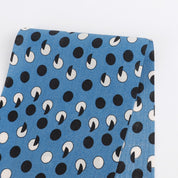 Segment Spot Cotton Shirting - True Blue