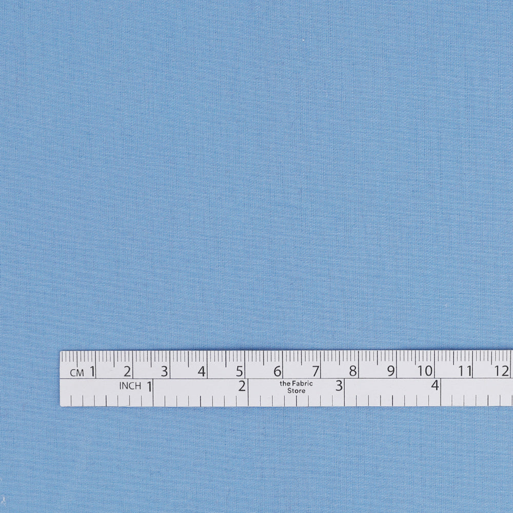 Bonded Cotton Mac - Sky / Camel