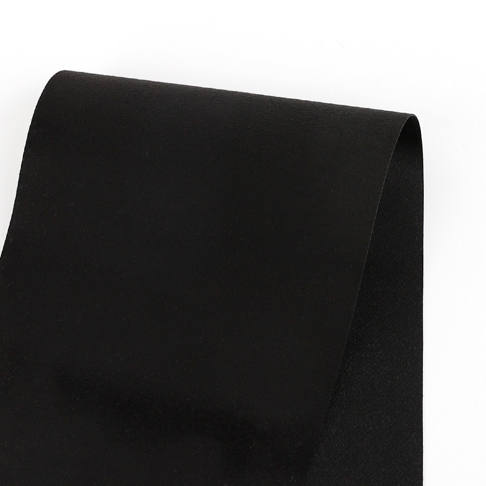 Satin Backed Moleskin - Black