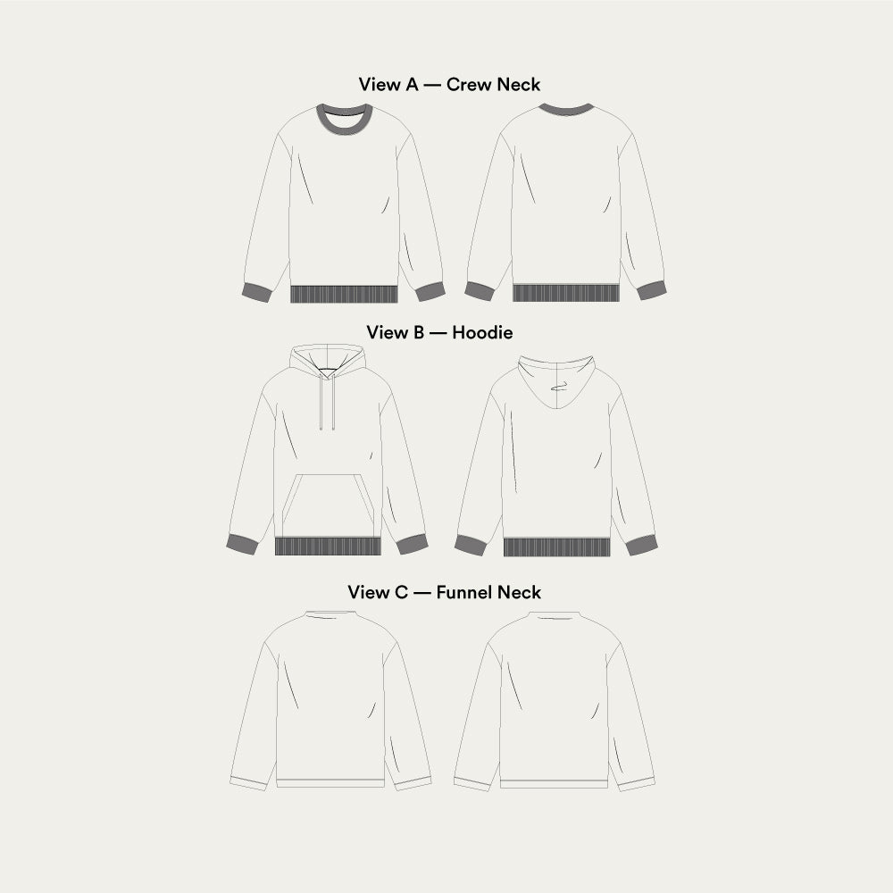 Make by TFS - Cloud Sweatshirt / PDF