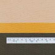 Cotton / Silk Wide Stripe Jacquard - Gold