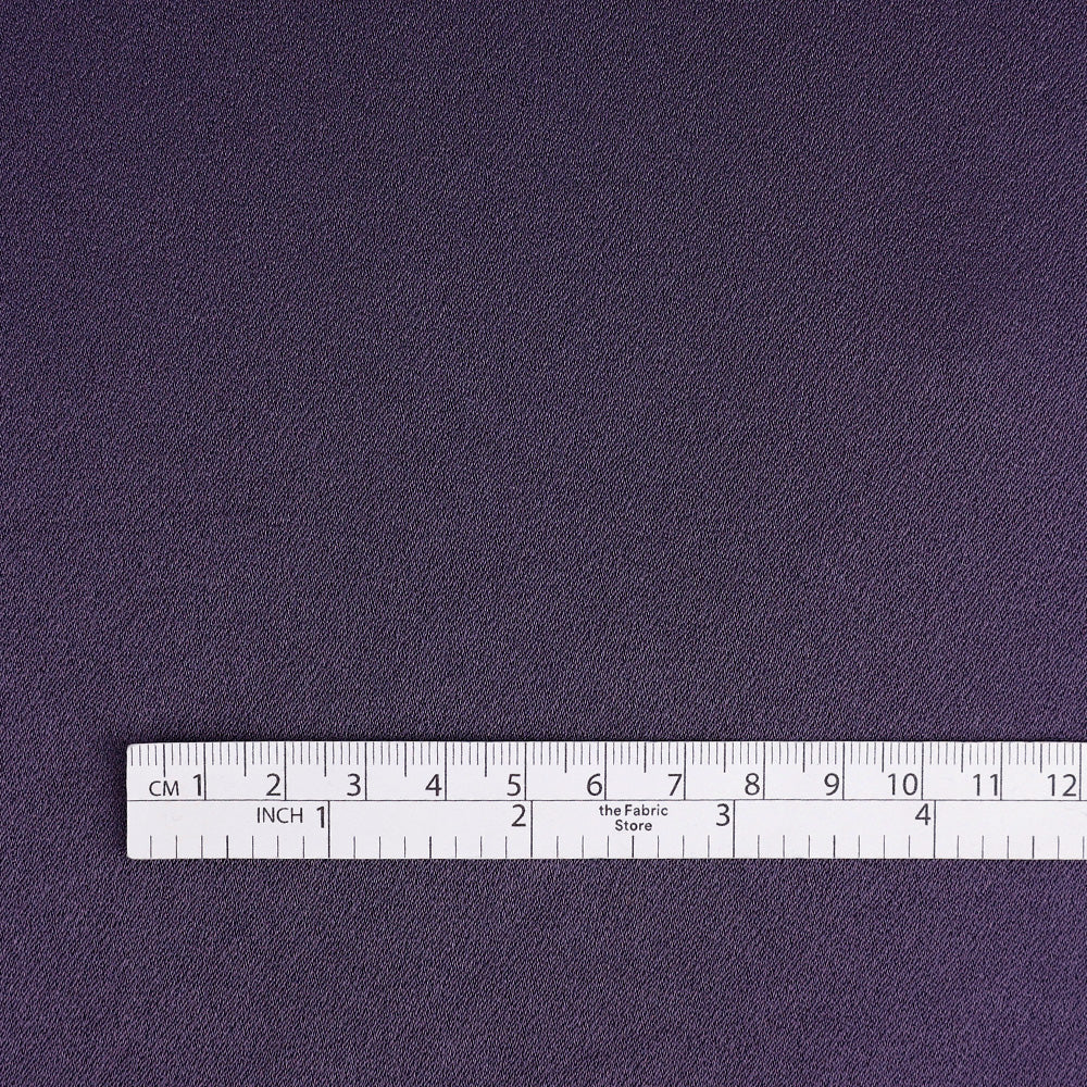Triacetate / Poly Satin - Dark Violet
