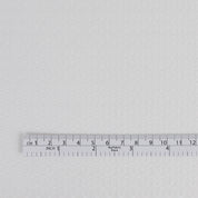 Wavy Cotton Damask - White