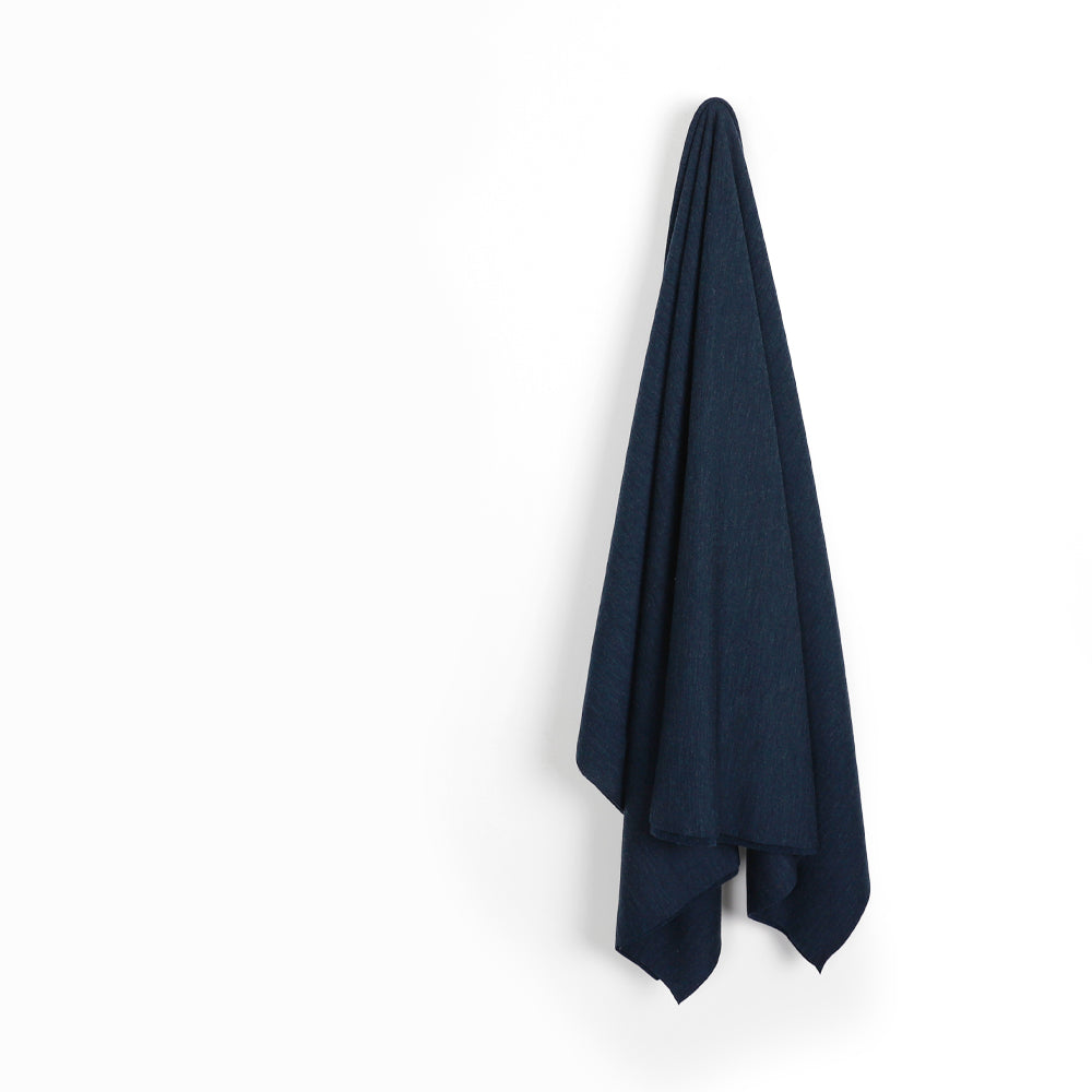 Brushed Merino Sweatshirting - Night Sky
